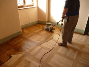 Hrad Loket – olejování dřevěných podlah olejem American wood oil – Bronx a Clear Seal. – fotka 3 z realizace…