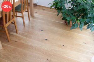Akční ceny na dřevěné podlahy do konce ledna. Podlahy Exclusive floors jsou kartáčované, olejované s povrchem vodě a … –…